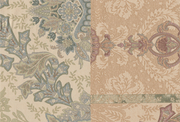 ダリル模様ブルーとピンク