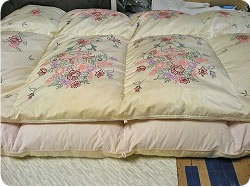 洗濯、乾燥が終わったお布団がこちら