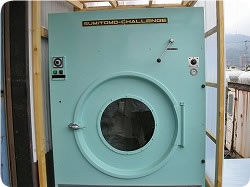 仕上げには別の乾燥機を使用します。