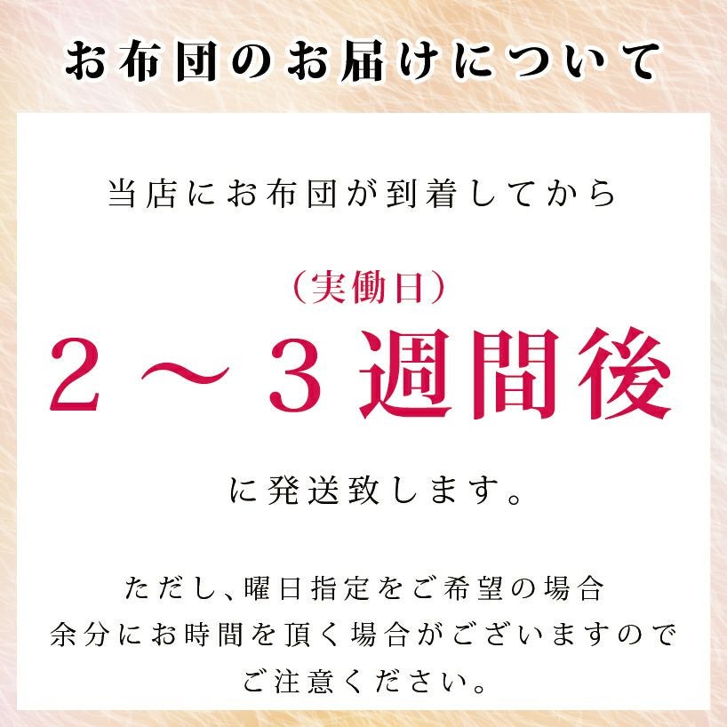 納期は約3週間